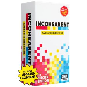 Jogo de Tabuleiro para Adultos Incohearent Jogo Viral do TikTok Onde os Jogadores Competem Para Decifrar as Palavras Sem Sentido para 4 Jogadores WHAT DO YOU MEME?