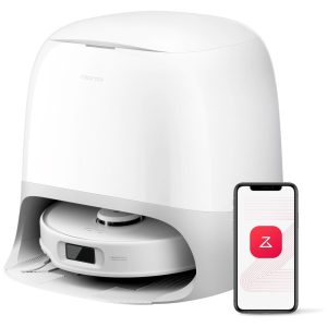 Roborock Qrevo Curv S5X: Robô Aspirador 2 em 1 com 17.000Pa Anti-Emaranhamento Mop FlexiArm Desvio Inteligente de Obstáculos.