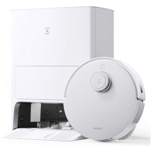 Aspirador de Pó Robô com Auto Esvaziamento e Sucção Forte 6000PA 110V ECOVACS DEEBOT T20 Omni Branco