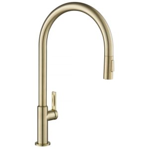 Torneira Cozinha Clássica com Pulverizador Pull Down Kraus KPF-2821SFACB Dourada