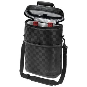 Bolsa Térmica Para Transporte de Vinhos até 2 Garrafas OPUX Preto