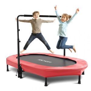 Cama Elastica com Almofada de Segurança para até 100 kg ANCHEER US01ASP003424R Vermelho