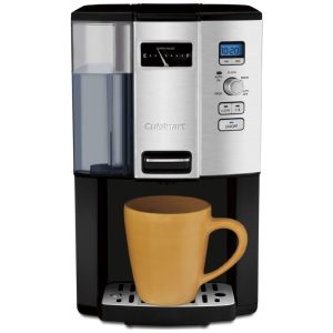 Cafeteira Elétrica Programável SS 15FR 12 Xícaras Desligamento Automático Programável Autolimpeza Cor CUISINART DCC 3000 Prateado