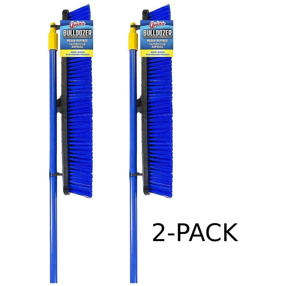 Vassoura Profissional para Trabalhos Pesados com Cabo de Aço 2 UN Quickie 5992 Azul - Imagem 3