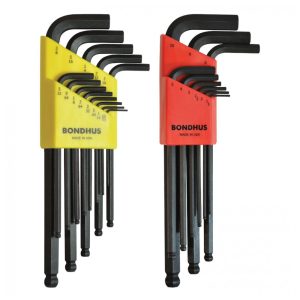 Ferramenta Automotiva Chave em L Torque Alto 15 a 10mm Ângulo até 25 Graus BONDHUS 20199 Preto