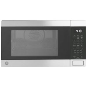 Forno de Micro-ondas GE GCST10A1WSS 4 em 1 1.050 Watts Air Fryer Modo de Convecção para Grelhar Tecnologia ChildLock