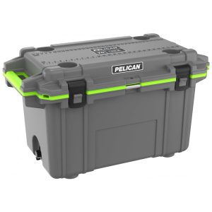 Cooler Térmico Portátil 70 Litros com Alça Pelican Cinza e Verde