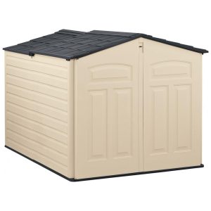 Galpão Externo Resistente para Jadrim Quintal e Piscina Rubbermaid Arenito