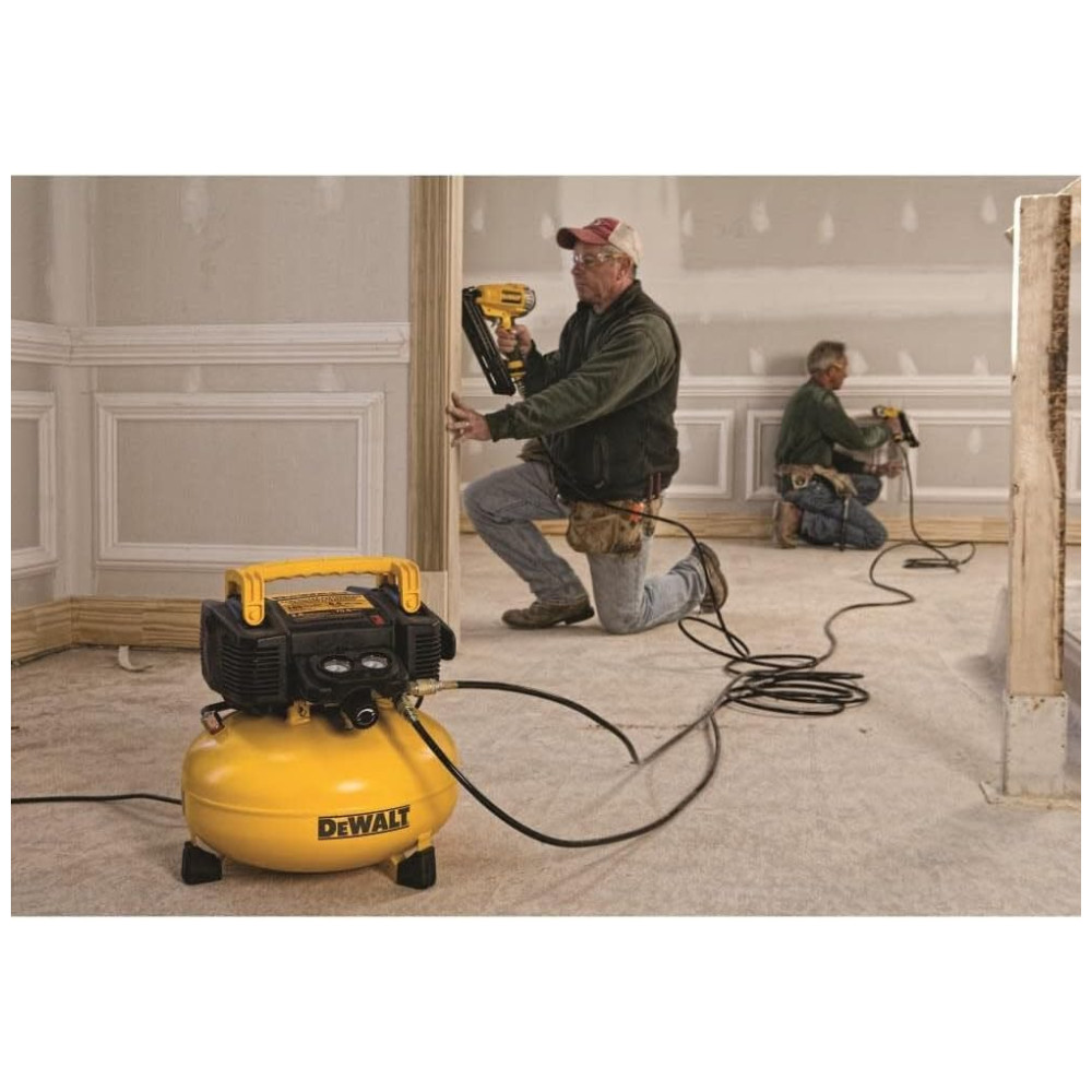 Compressor de Ar de 6 galões e 165 PSI DEWALT DWFP55126 Amarelo - Imagem 2