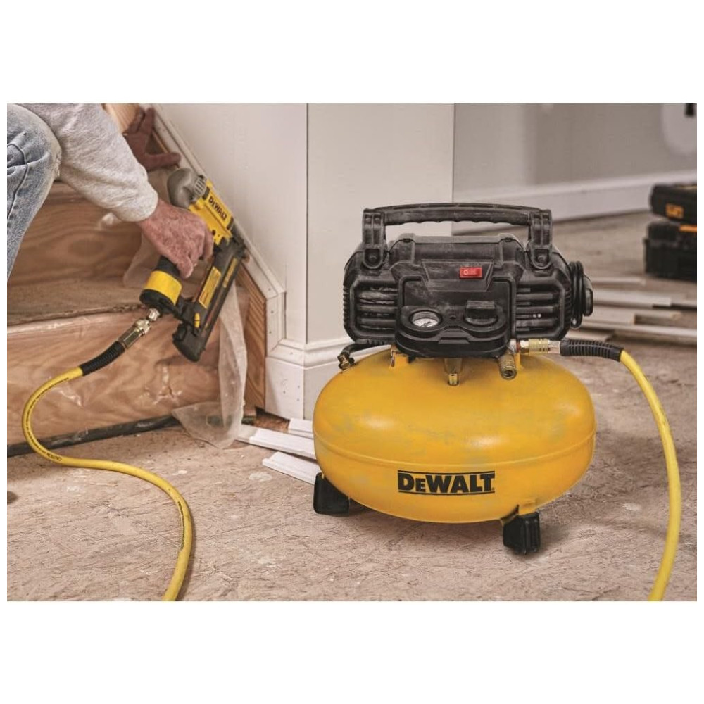 Compressor de Ar de 6 galões e 165 PSI DEWALT DWFP55126 Amarelo - Imagem 3