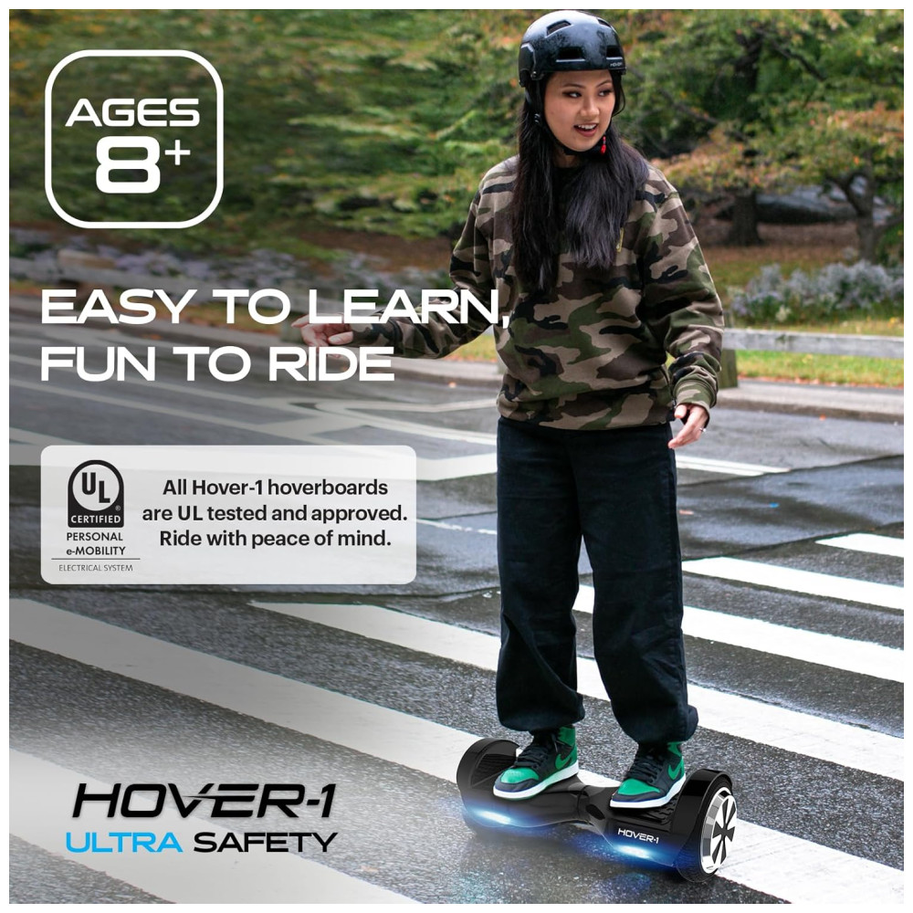Hoverboard Ultra Elétrico com Autoequilíbrio até 11 km h Hover 1 Preto - Imagem 5