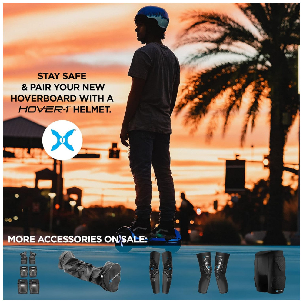 Hoverboard Ultra Elétrico com Autoequilíbrio até 11 km h Hover 1 Preto - Imagem 6