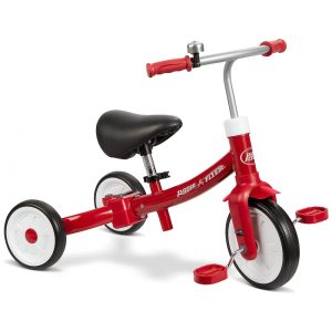 Triciclo Infantil de Passeio para Crianças de 1 a 3 Anos Radio Flyer Vermelho