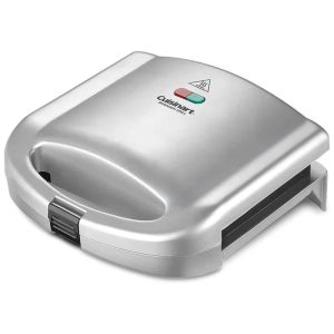 Sanduicheira capacidade de 2 sanduíches 650 W prata 110v CUISINART WM SW2N1 Prateado