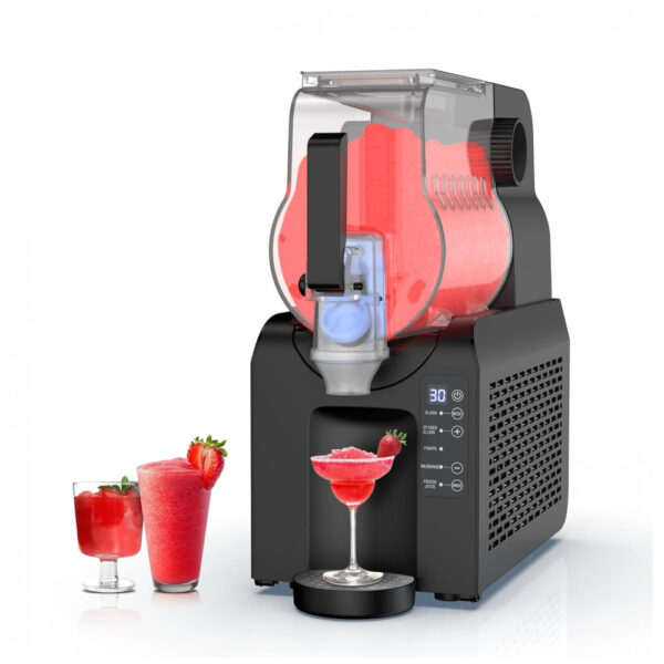 Máquina de Raspadinha 2,6 litros, Máquina de Frozen para Casa, Sem Uso de Gelo, Máquina de Frozen com Espessura Ajustável em 10 Níveis,Velieta