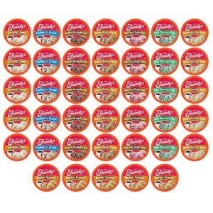 Cápsulas de Café sabor sorvetes variados 40u FRIENDLYS FD VP40 Marrom