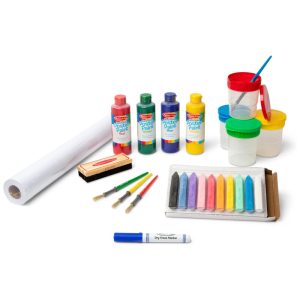 Kit de Pintura Infantil com 15 Peças para Crianças Acima de 3 Anos Melissa & Doug