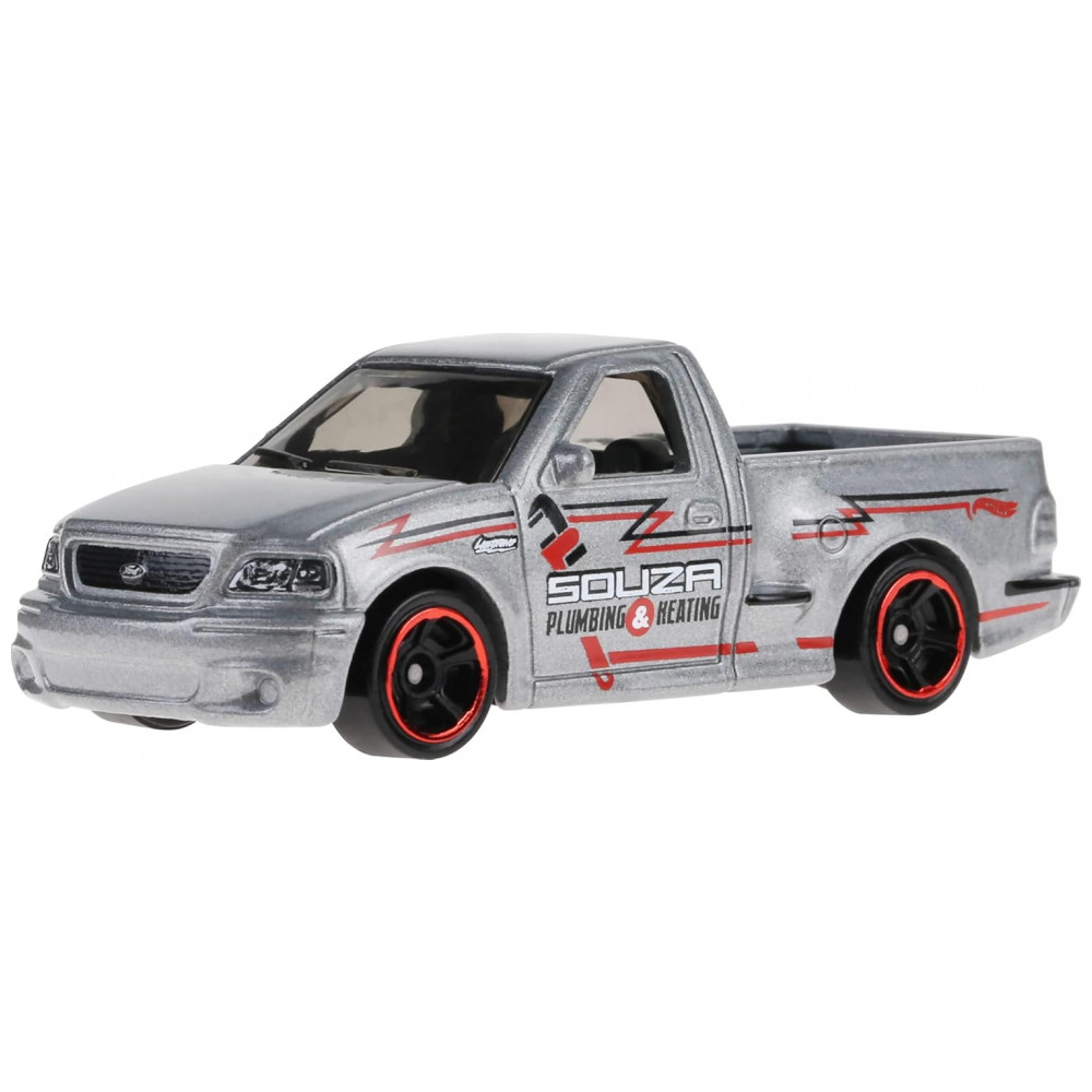 Conjunto de 10 Miniaturas de Caminhões Hot Wheels Escala 1:64 Modelos Modernos Vintage e Futuristas - Mix 2024 - Imagem 4