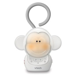 Máquina de Som Ruído para Bebês Recém Nascidos com Luzes Macaco VTECH BC8211 Branco