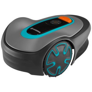 Robô Cortador de Grama Com Fio até 250m2 com Controle por APP e Bluetooth 110V GARDENA SILENO Cinza