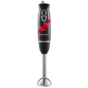 Mixer Elétrico com 2 Velocidades e Lâminas de Aço Inoxidável 110V 500W Elite Gourmet EHB1015 Preto