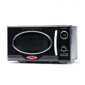 Micro ondas de Bancada 25 Litros Multifuncional 800W 110v NOSTALGIA Retro Preto