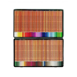 Kit Lápis de Cor Profissional 72 peças Cretacolor Prata