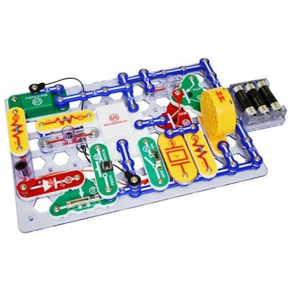 Snap Circuits 203 – Kit Educacional de Eletrônica com Mais de 200 Projetos para Crianças a Partir de 8 Anos - Imagem 3