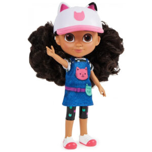 Boneca Gabby da Casa de Bonecas da Gabby's Dollhouse, Edição de Viagem de 20 cm com Acessórios,