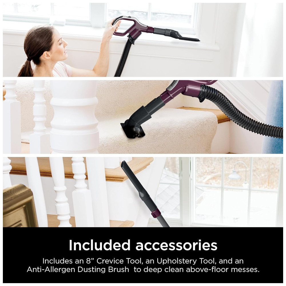 Aspirador Vertical Shark LA702 Rotator Pet LiftAway ADV com Tecnologia DuoClean PowerFins HairPro e Neutralizador de Odores Roxo Vinho com Sistema de Sucção Avançado - Imagem 8