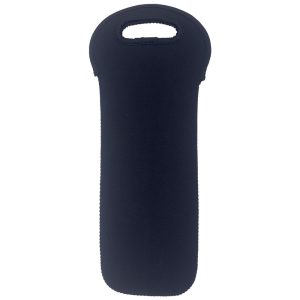 Bolsa Térmica para Garrafa de Vinho em Neoprene Transporte Seguro e Estiloso para Vinhos Cervejas e Água PretaBituinra