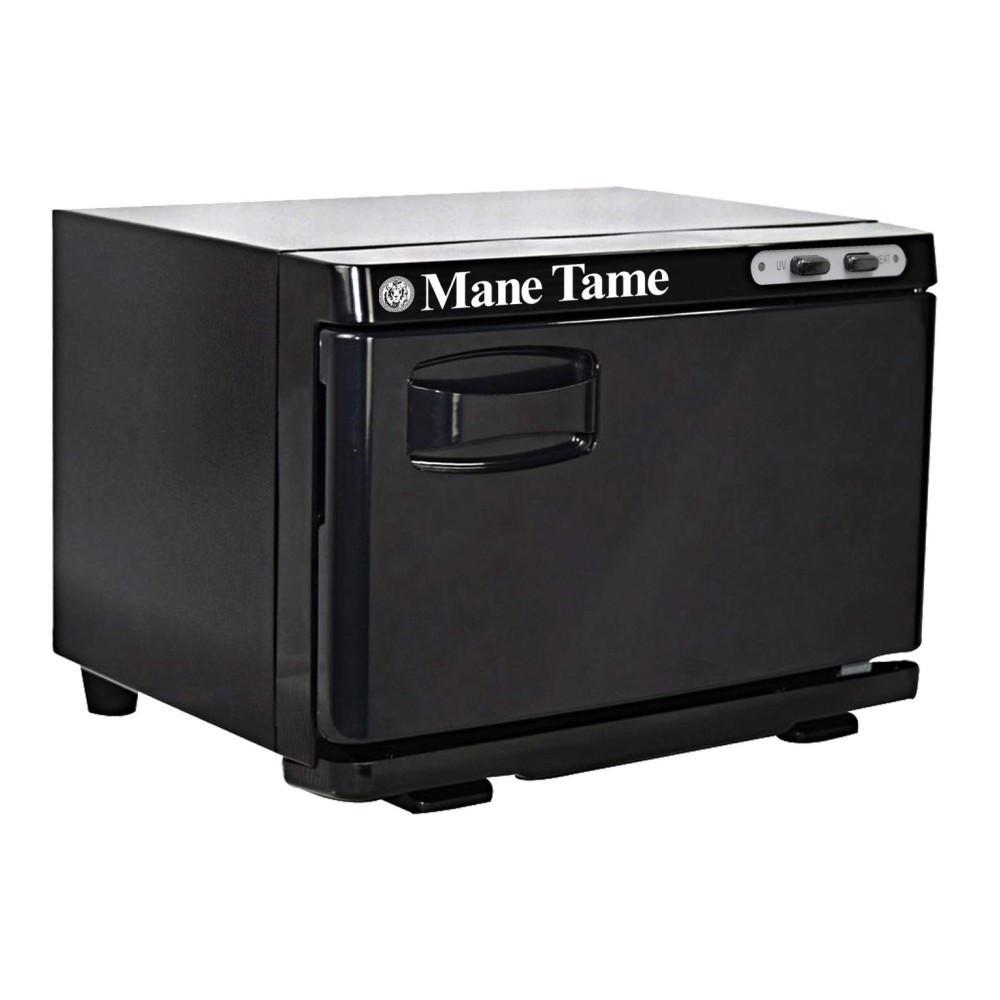 Aquecedor de Toalhas Profissional com UV para até 11 Toalhas Faciais Ideal para Barbearias 110V MANE TAME Preto - Imagem 2