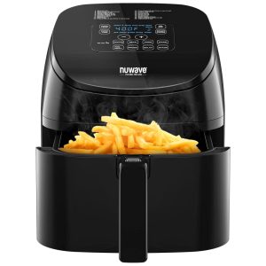 Fritadeira Elétrica Air Fryer 42L com Controle Digital Tecnologia Linear Térmica e Controle de Temperatura 110V 1500W Nuwave Preto