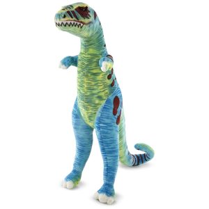 Pelúcia Dinossauro T-Rex 12 Metro de Altura com Design Realista para Crianças Acima de 3 Anos Melissa & Doug