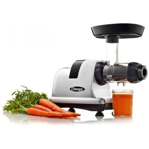 Centrifuga de Frutas com Sistema de Nutrição e Estágio Triplo 110V 200W Omega Juicer J8007S Prata
