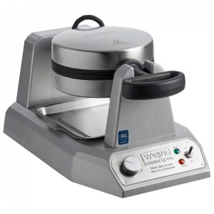 Waring WMB400X Máquina de Waffles Belga Mini 120V 1200W 100 Waffles/Hora