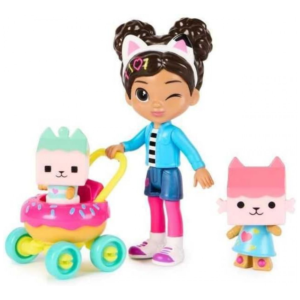 Conjunto de Figuras de Cuidados com os Gatinhos da Casa de Bonecas da Gabby: Gabby, Baby Box, Baby Benny Box,Gabby's Dollhouse - Imagem 4