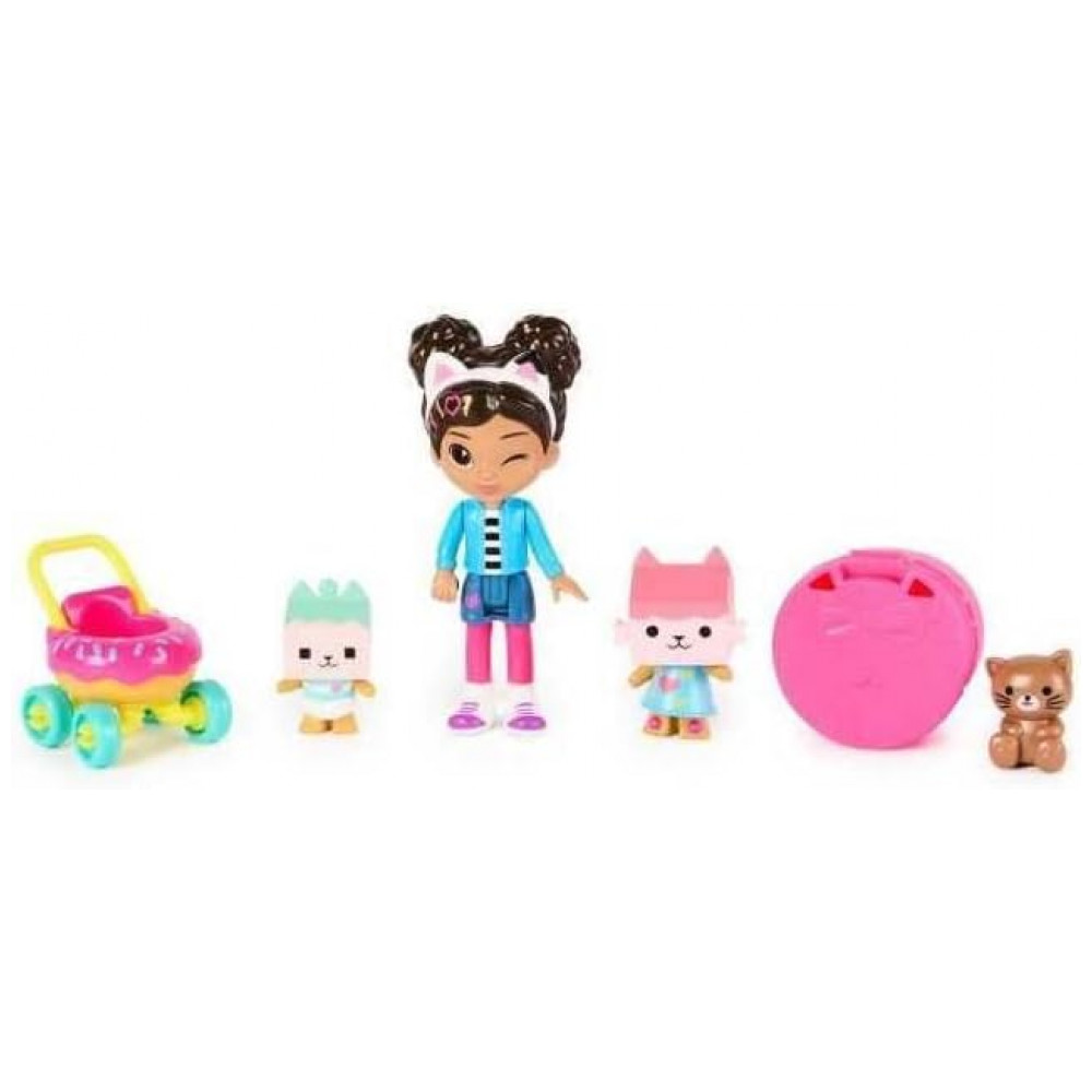 Conjunto de Figuras de Cuidados com os Gatinhos da Casa de Bonecas da Gabby: Gabby, Baby Box, Baby Benny Box,Gabby's Dollhouse - Imagem 5
