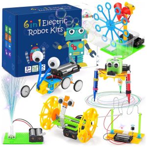 Kit de Robótica STEM com 6 Experimentos de Ciência Eletrônica para Crianças de 5 a 12 Anos BeAndge