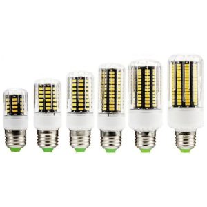 YSJX Lâmpadas LED Milho 9W Pacote com 10 Unidades Base E27 SMD5736 Voltagem AC85V-265V Luz Branca para Uso Residencial Interno Generic