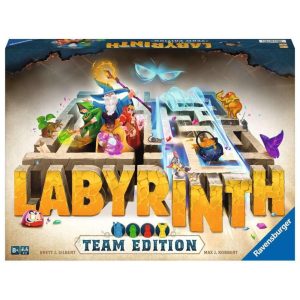 Jogo de Tabuleiro Ravensburger Labirinto Edição em Equipe para Família - Crianças e Adultos a partir de 8 Anos
