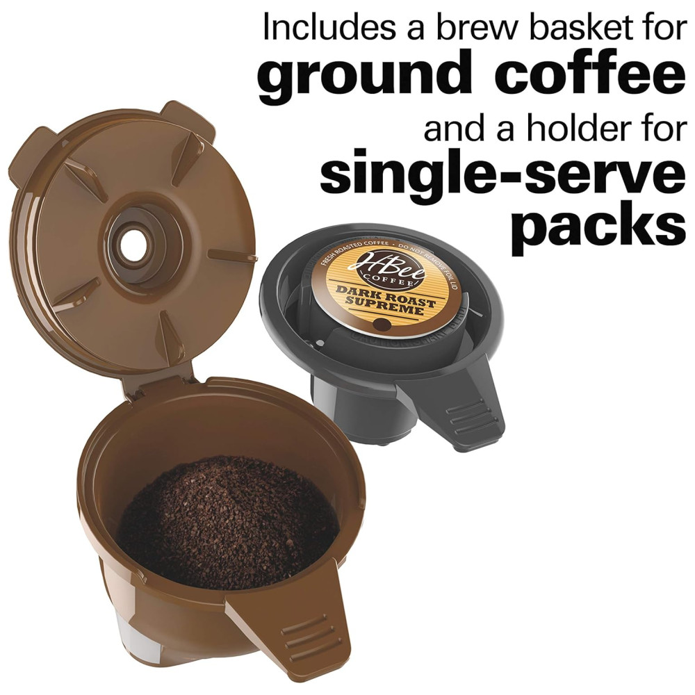 Cafeteira Elétrica Programável FlexBrew Programável Inclui Filtro Permanente 12 Xícaras HAMILTON BEACH 49950C Preto - Imagem 3