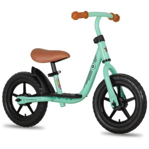 Bicicleta Infantil com Apoio para os Pés e Pneu sem Ar 2 anos JOYSTAR Verde