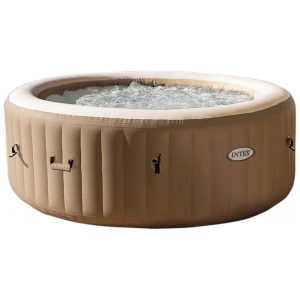 Spa Inflável Hidromassagem para 4 Pessoas 794 Litros 110V INTEX 28425E PureSpa Marrom