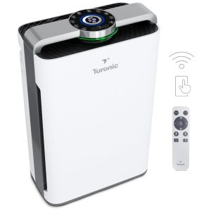 Purificador de Ar com Filtro HEPA com 8 Estágios Cobertura 232 m2 110V Turonic Branco