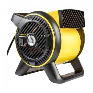 Ventilador de Piso com 3 Velocidades e Tomada Acessória 110V STANLEY ST 310A 120 Amarelo