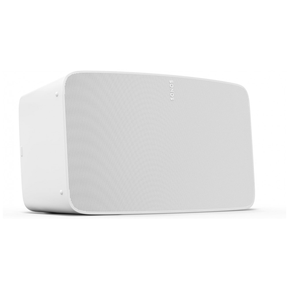 Sonos Five Alto-Falante Wireless de Alta Fidelidade com Som Estéreo, Entrada Auxiliar, Trueplay, Wi-Fi, Ethernet, Acabamento Fosco – Branco