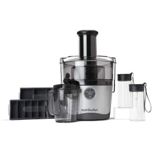 Centrífuga de Frutas e Vegetais 15 Litros com Acessórios 110V 1000W NutriBullet NBJ50200 Prata