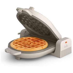 Bella FlipnStore Máquina de Waffles com Revestimento Cerâmico EverGood Antiaderente Utensílios de Cozinha Compactos Luz Indicadora de Energia