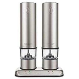 Conjunto de moinho elétrico recarregável CUISINART Cinza